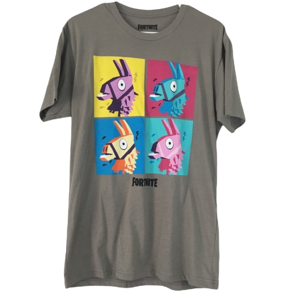 Fortnite llama shirt medium graphic tee